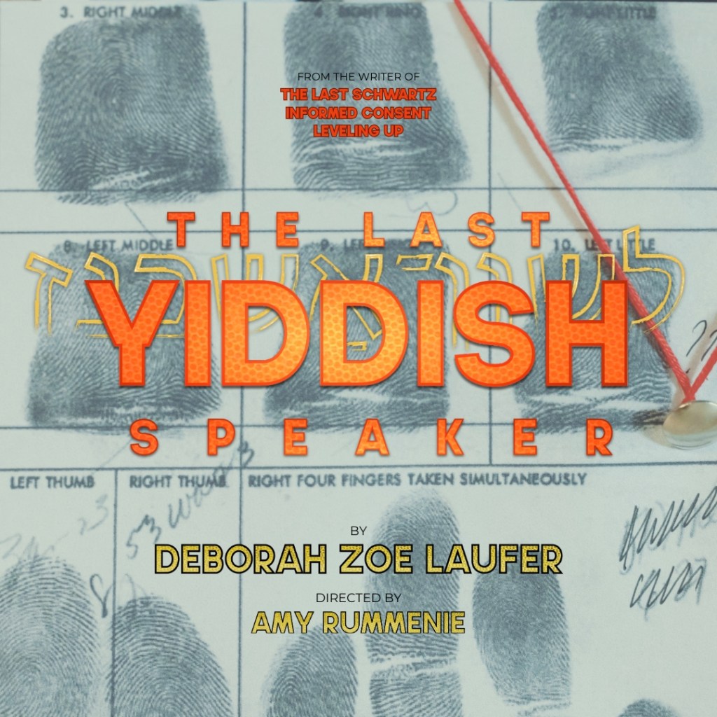 A poster for The Last Yiddish Speaker at Six Points Theater in St. Paul, MN